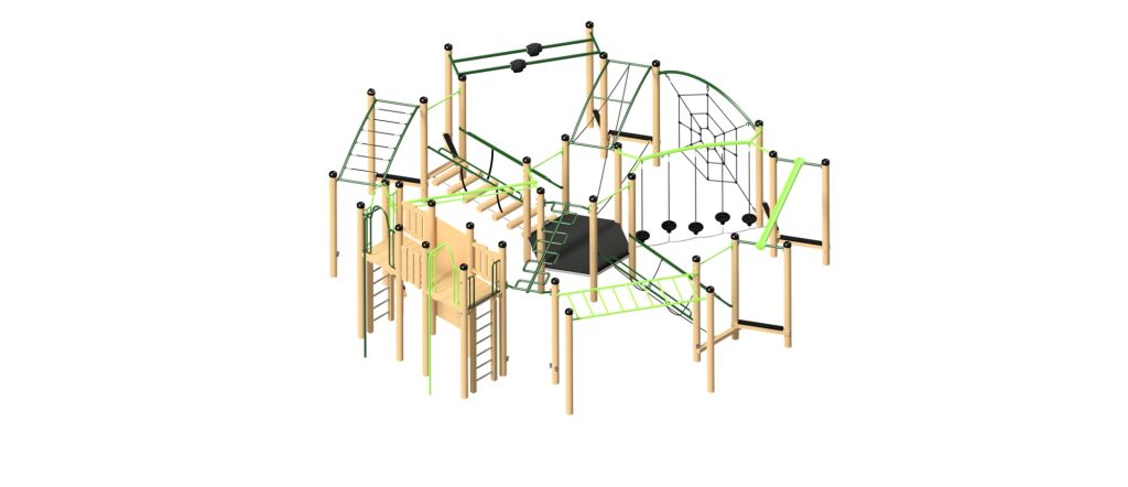 Hex Fitness Wheel 713 Timber