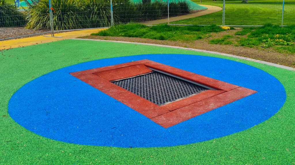 Wheelchair trampoline