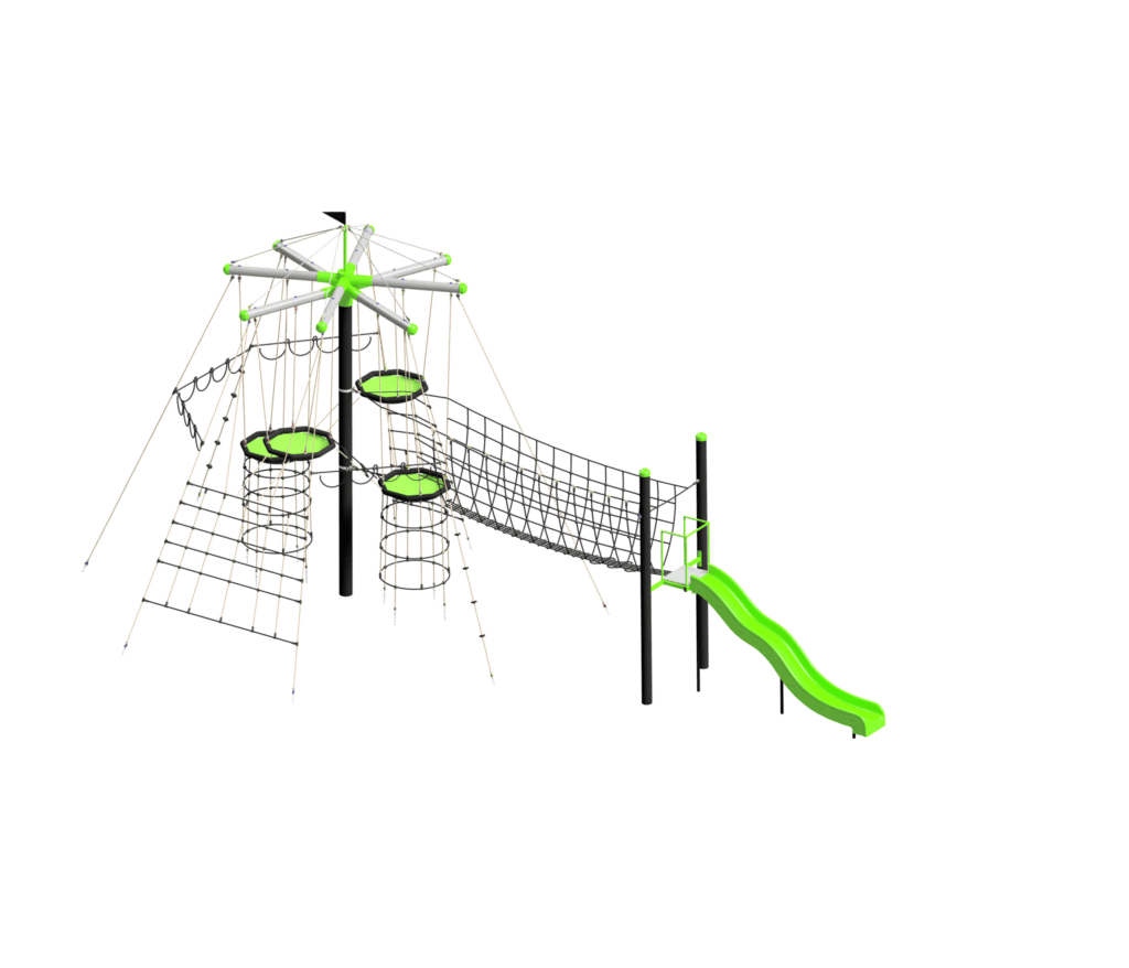 Eagles-Nest-with-Bridge-and-1800-Koru-Wave-Slide-Black-Apple