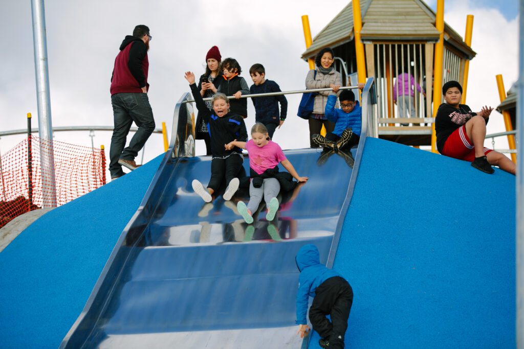 Royal-Road-Reserve-Stainless-Steel-Slide-Auckland-Playground-Centre-1