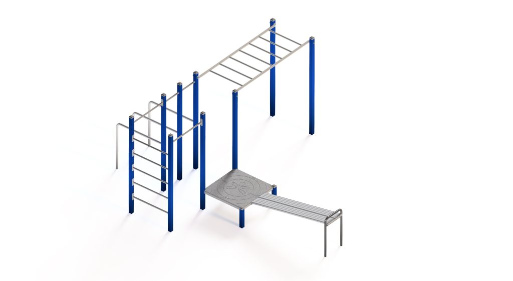 Max Health - Metal Multi Workout Rear